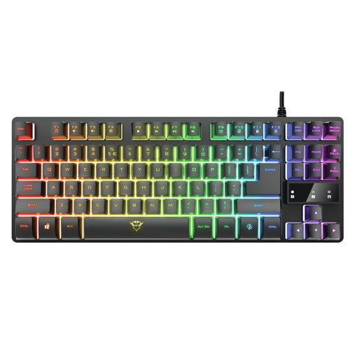 Imagen de Teclado Trust GXT833 Thado Gaming Iluminado