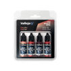 Imagen de Vallejo True Metallic Metal Set Rojo Rubí (4 x 18ml)
