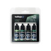 Imagen de Vallejo True Metallic Metal Set Verde Sombrio (4 x 18ml)