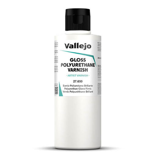 Imagen de Vallejo Barniz Poliuretano Brillante 200 ml.