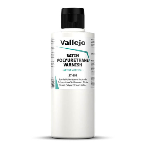 Imagen de Vallejo Barniz Poliuretano Satinado 200 ml.