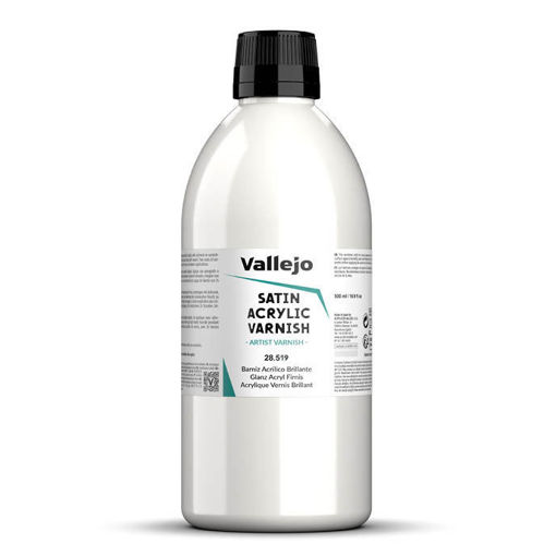 Imagen de Vallejo Barniz Permanente Satinado 500 ml.