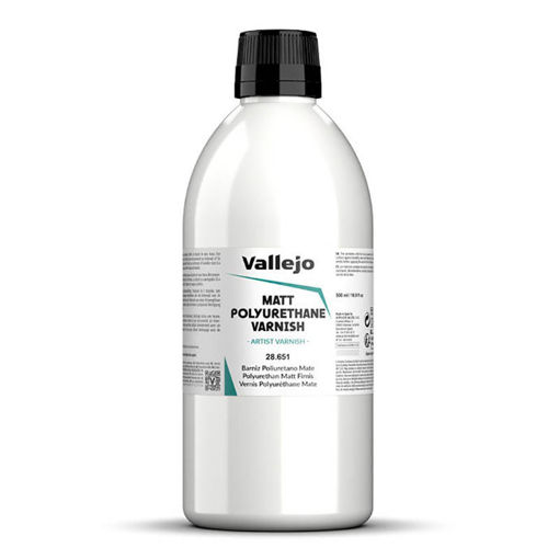 Imagen de Vallejo Barniz Poliuretano Mate 500 ml.