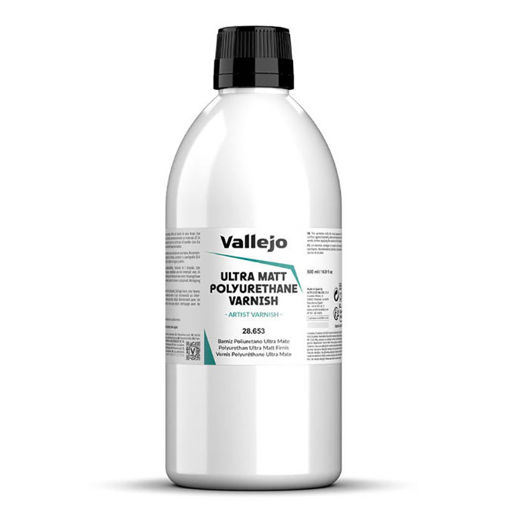 Imagen de Vallejo Barniz Poliuretano Ultra Mate 500 ml.