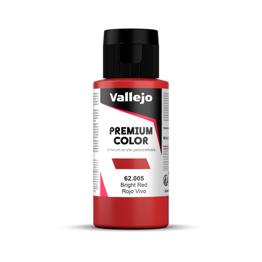 Imagen de Vallejo Pintura Premium Color Rojo Vivo 60 ml.