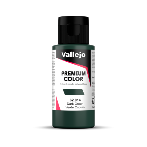 Imagen de Vallejo Pintura Premium Color Verde Oscuro 60 ml.