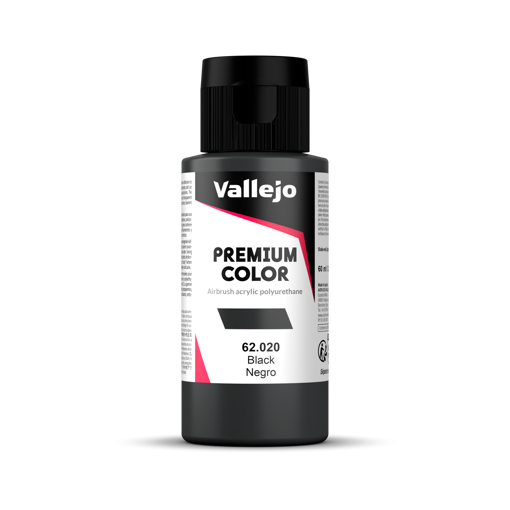 Imagen de Vallejo Pintura Premium Color Negro 60 ml.