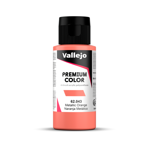 Imagen de Vallejo Pintura Premium Color Naranja Metálico 60 ml.