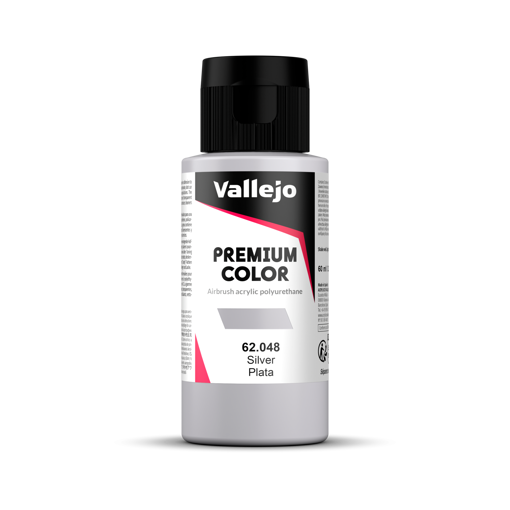 Imagen de Vallejo Pintura Premium Color Plata 60 ml.