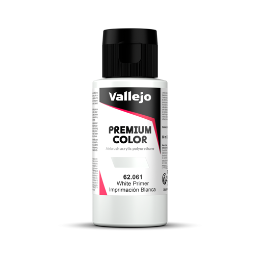 Imagen de Vallejo Premium Color Imprimación Blanco 60 ml.