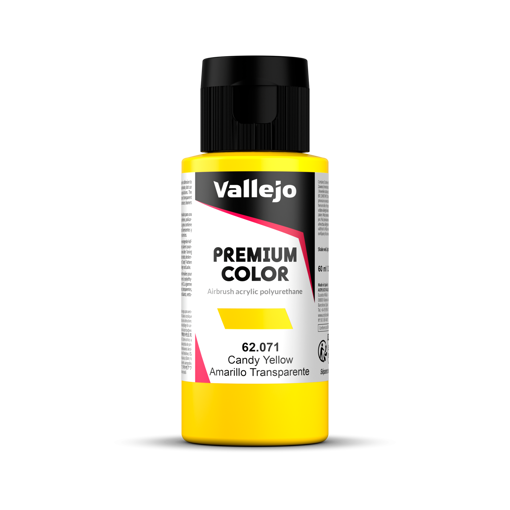 Imagen de Vallejo Pintura Premium Color Amarillo Candy 60 ml.
