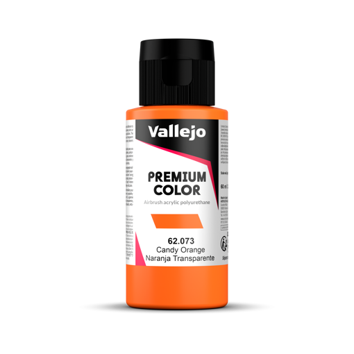 Imagen de Vallejo Pintura Premium Color Naranja Candy 60 ml.
