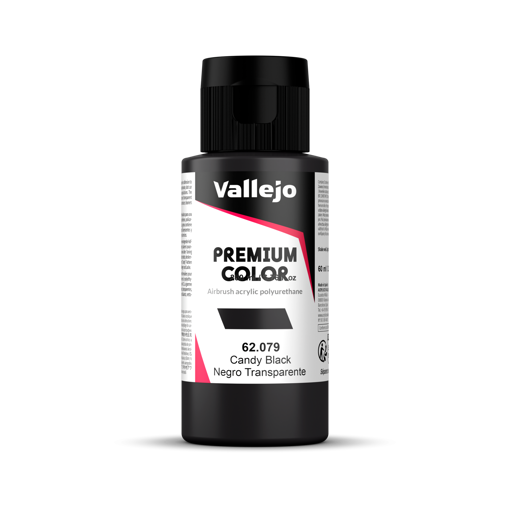 Imagen de Vallejo Pintura Premium Color Negro Candy 60 ml.