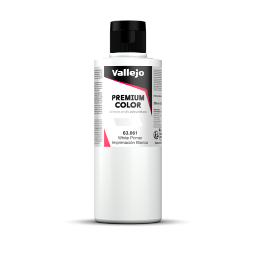 Imagen de Vallejo Premium Color Imprimación Blanco 200 ml.
