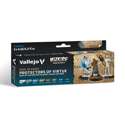 Imagen de Vallejo Wizkids Protector of Virtue Set (8 x 8 ml.)