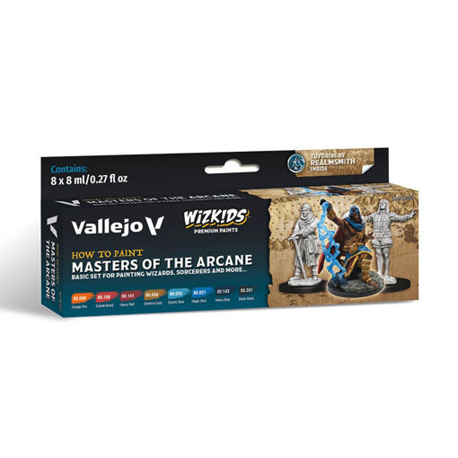 Imagen de Vallejo Wizkids Master of the Arcane Set (8 x 8 ml.)