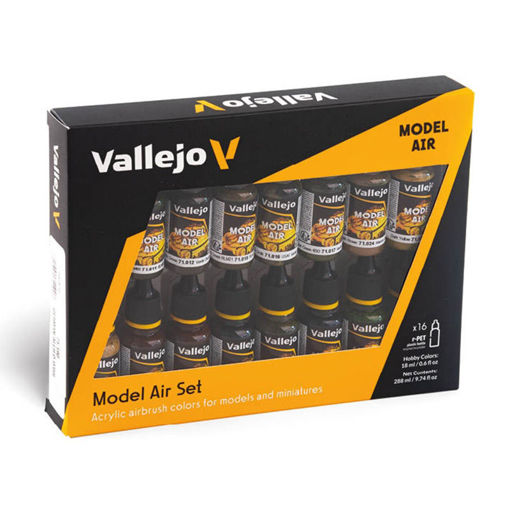Imagen de Vallejo Model Air German/Allied WWII Set (16 x 18 ml.)