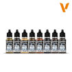 Imagen de Vallejo Pinturas Model Color Wood & Leather Set (8 x 18 ml.)