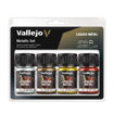 Imagen de Vallejo Pinturas Liquid Metal Metallic Set (4 x 35 ml.)
