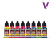 Imagen de Vallejo Game Color Fluorescent Color Set(8 x 18 ml.)