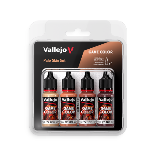 Imagen de Vallejo Pinturas Game Color Piel Clara Set (4 x 18 ml.)