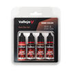 Imagen de Vallejo Pinturas Game Color Piel Oscura Set (4 x 18 ml.)
