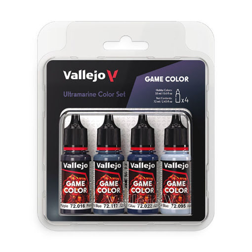 Imagen de Vallejo Pinturas Game Color Ultramarino Set (4 x 18 ml.)