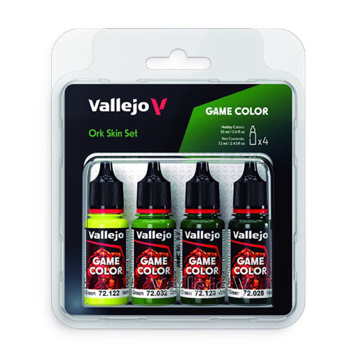 Imagen de Vallejo Pinturas Game Color Piel de Orco Set (4 x 18 ml.)