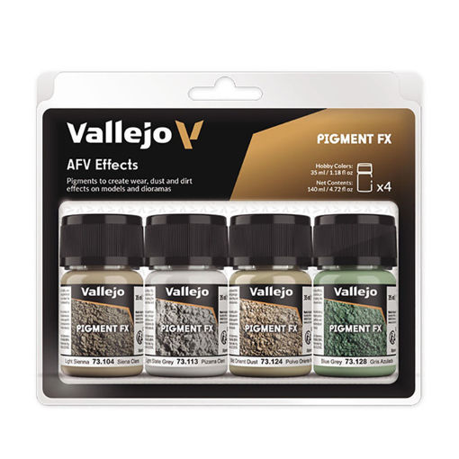 Imagen de Vallejo Pigments FX AFV Effects Set (4 x 35 ml.)